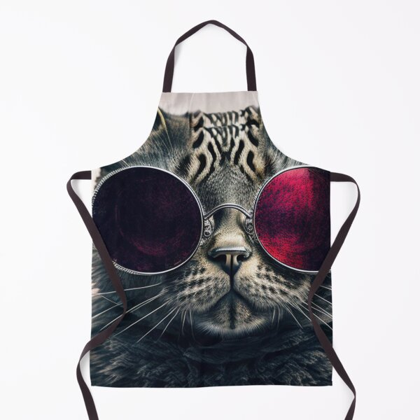 Item preview, Beautiful cat with purple glasses. designed and sold by Canala77.