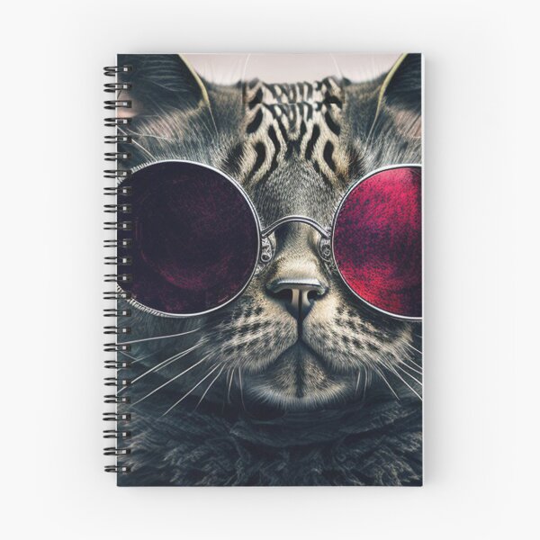 Item preview, Beautiful cat with purple glasses. designed and sold by Canala77.
