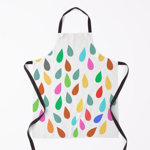 Item preview, Rainbow Droplets coloring A-Line Dresses designed and sold by Stickers Designer.