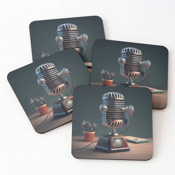 Item preview, Fantasy Retro Microphone designed and sold by blueecbx.