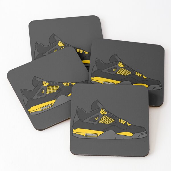 Item preview, Jordan 4 Black and Yellow designed and sold by Fairservices.