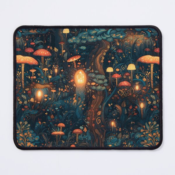 Item preview, Mushroom Biome Pattern designed and sold by PoppyMonster.