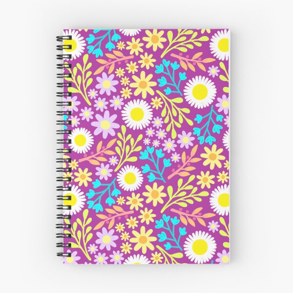 Item preview, Magenta Spring Flower Pattern designed and sold by AlwaysBeColoring.