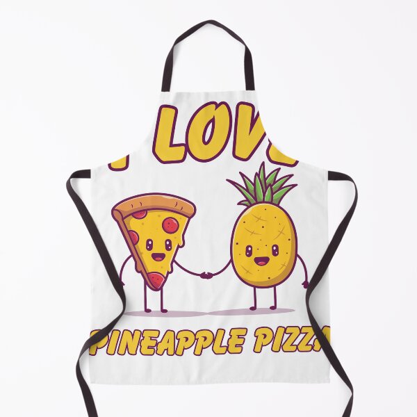 Item preview, I Love Pineapple Pizza Cute Kawaii Pizza and Pineapple designed and sold by diip.