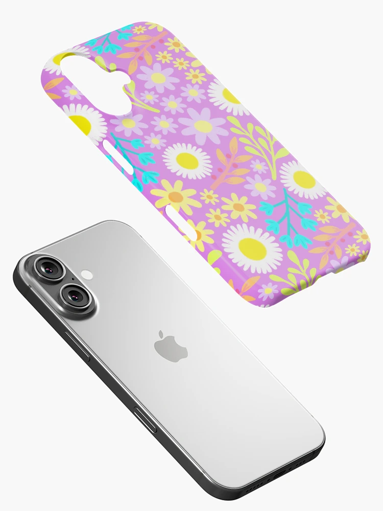 Thumbnail 2 of 4, iPhone Case, Spring Flower Pattern designed and sold by AlwaysBeColoring.
