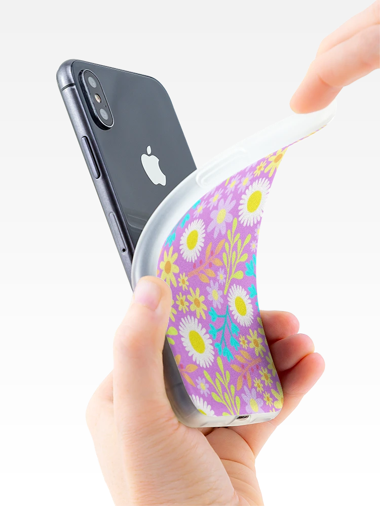 Thumbnail 4 of 5, iPhone Case, Spring Flower Pattern designed and sold by AlwaysBeColoring.