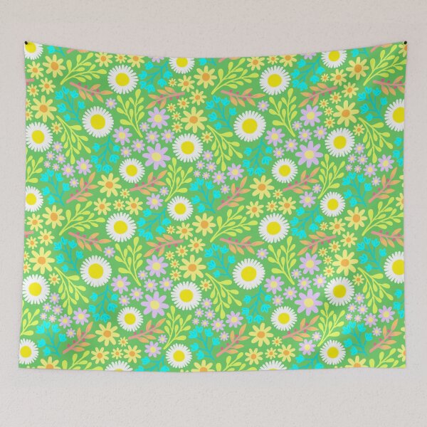Item preview, Green Spring Pattern Design  designed and sold by AlwaysBeColoring.