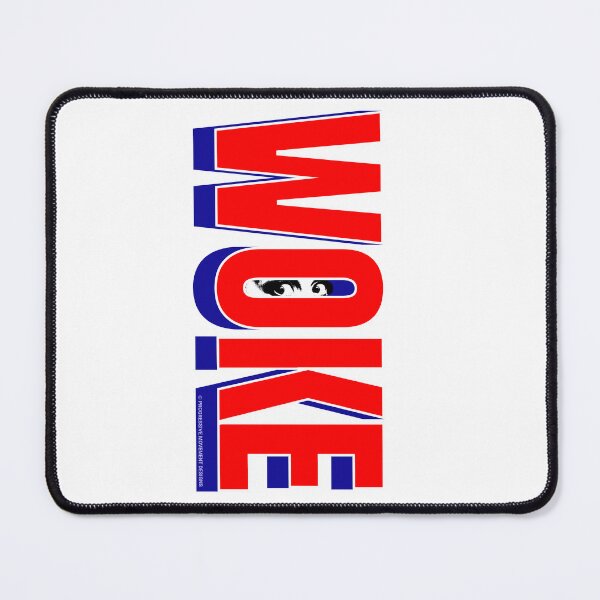 Artikelvorschau, PMD00773 Progressive Movement Designs Das Woke Eyes-Design zeigt, dass Sie aufgewacht sind und progressive Ziele für progressive Demokraten, Unabhängige und Anhänger von Bernie Sanders unterstützen entworfen und verkauft von ProgressiveLeft.