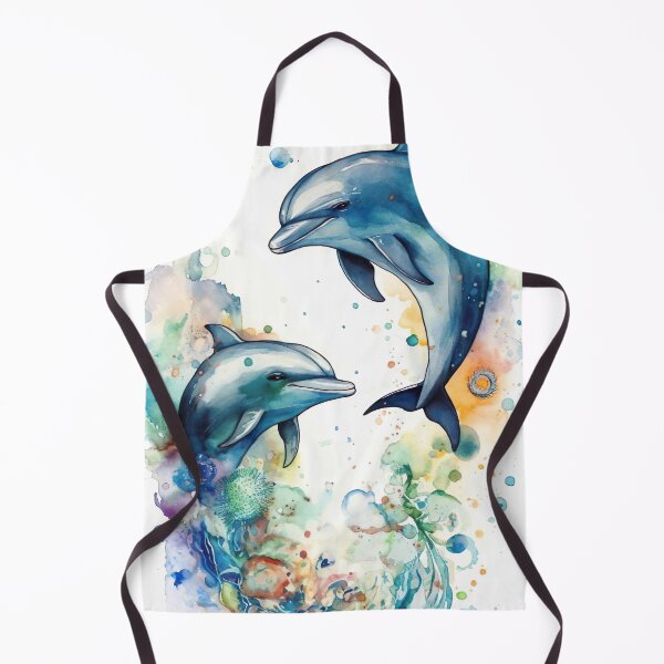 Item preview, Watercolor Wash Rainbow Dolphin designed and sold by Matt's Artificial Nature.