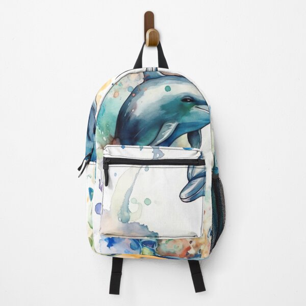 Item preview, Watercolor Wash Rainbow Dolphin designed and sold by Matt's Artificial Nature.
