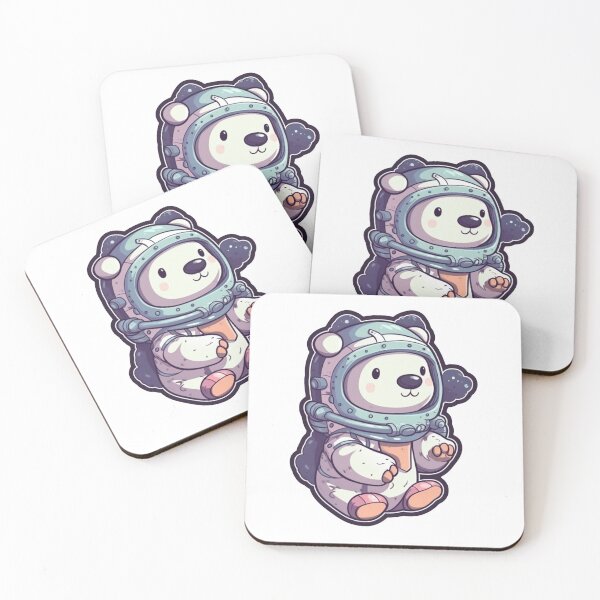 Item preview, Cute Space Polar Bear designed and sold by ThePrintHive.