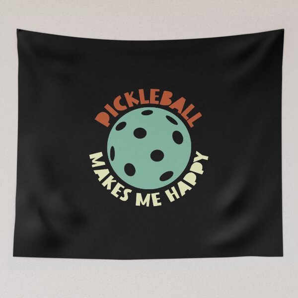 Item preview, Pickleball Makes Me Happy designed and sold by whyitsme.