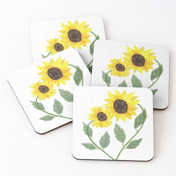 Item preview, Two sunflowers- maybe mother and child or two friends or two lovers even :-) designed and sold by SunnyPainter.