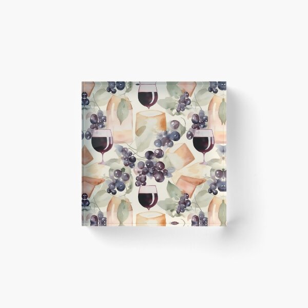 Item preview, Wine and Cheese Water Color 3 designed and sold by FantasyRealmOP.