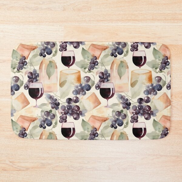 Item preview, Wine and Cheese Water Color 3 designed and sold by FantasyRealmOP.