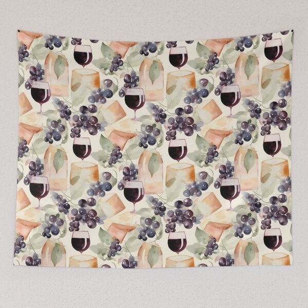 Item preview, Wine and Cheese Water Color 3 designed and sold by FantasyRealmOP.