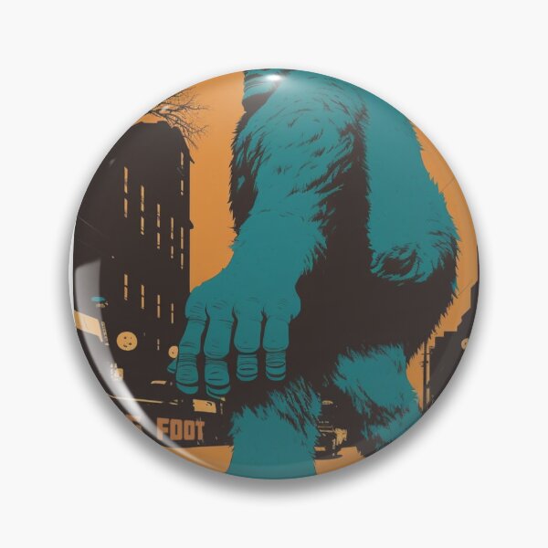 Item preview, Big Foot Monster Screenprint style  designed and sold by magogglemakes.