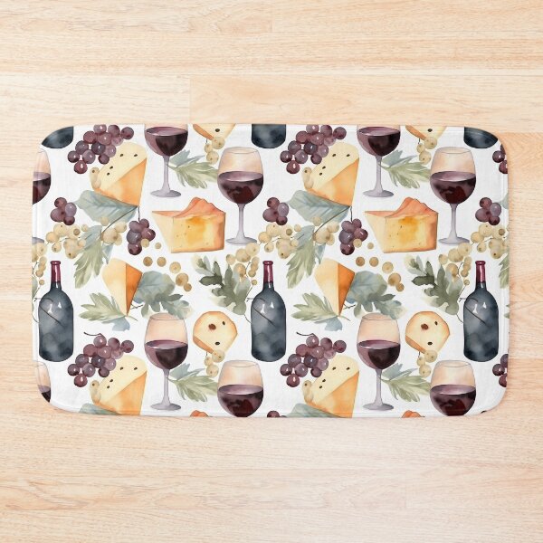 Item preview, Wine and Cheese Water Color 4 designed and sold by FantasyRealmOP.