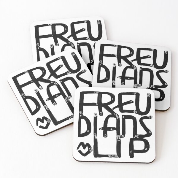 Item preview, Freud, Pun, Freudians Lip, Freudian Slip designed and sold by badlydrawnbabe.