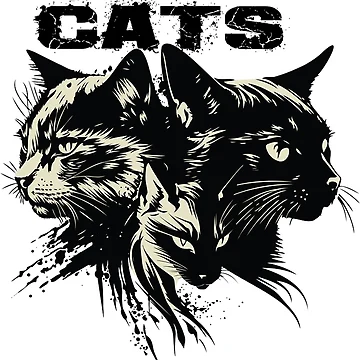 Artwork thumbnail, Cats help decrease stress and improve your mood   by storefficial