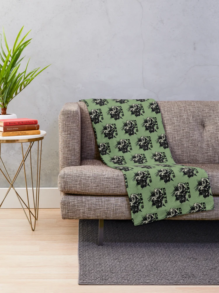 Thumbnail 2 of 6, Throw Blanket, Cats help decrease stress and improve your mood designed and sold by storefficial.