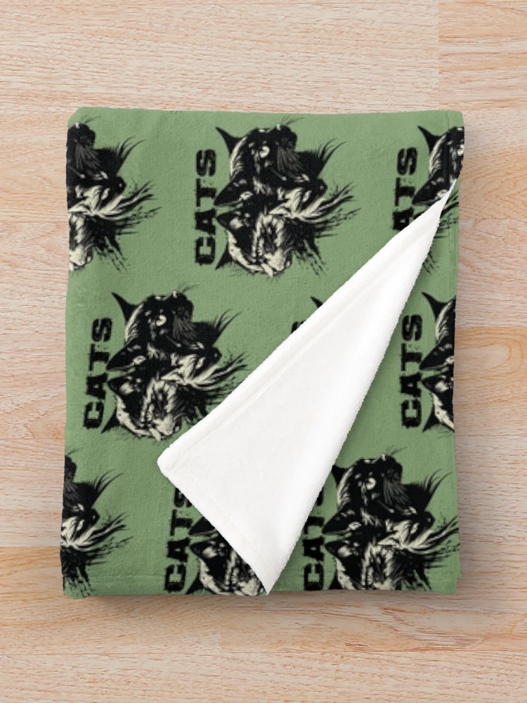 Thumbnail 3 of 6, Throw Blanket, Cats help decrease stress and improve your mood designed and sold by storefficial.