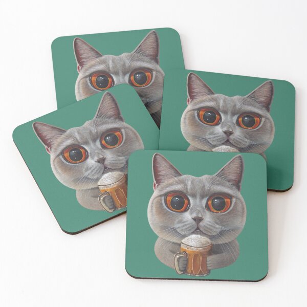 Item preview, Tamaow Original Cat Portrait  Mr. Toffee With Teh Tarik    designed and sold by storefficial.