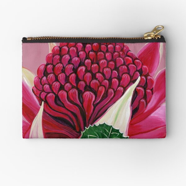 Wonderful Waratah Zipper Pouch