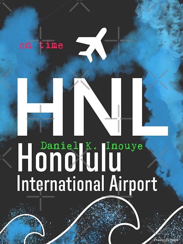 "HNL airport code OCEAN" by Kirill Griaznykh Redbubble