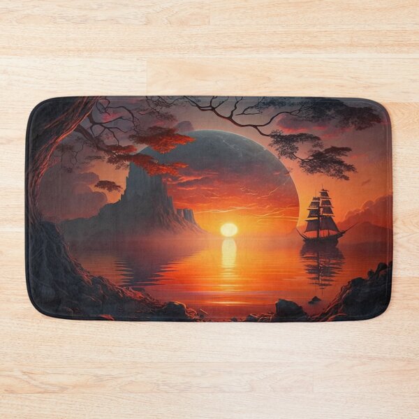 Item preview, Fantasy Calm Water Sunset designed and sold by YodaPrint.