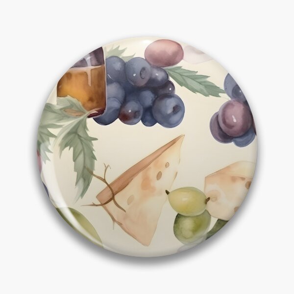 Item preview, Wine and Cheese Water Color 5 designed and sold by FantasyRealmOP.