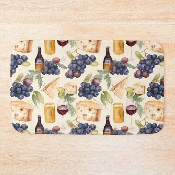 Item preview, Wine and Cheese Water Color 5 designed and sold by FantasyRealmOP.