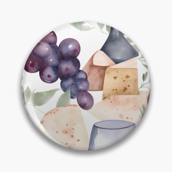 Item preview, Wine and Cheese Water Color 7 designed and sold by FantasyRealmOP.
