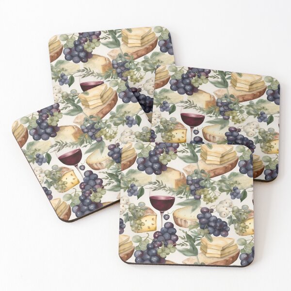 Item preview, Wine and Cheese Water Color 8 designed and sold by FantasyRealmOP.