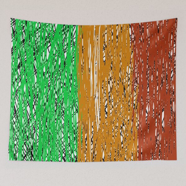 Item preview, abstract three color rasta style designed and sold by azet-art.