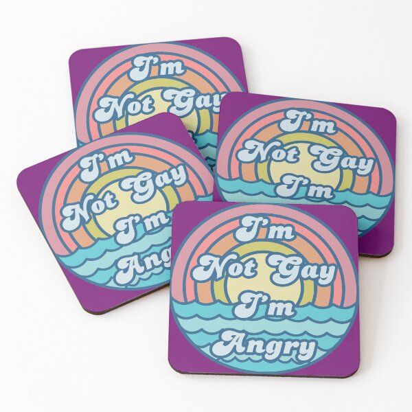 Item preview, I'm not gay. I'm angry designed and sold by remerasnerdas.