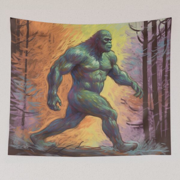 Item preview, Running Forest Fire Squatch designed and sold by Matt's Artificial Nature.