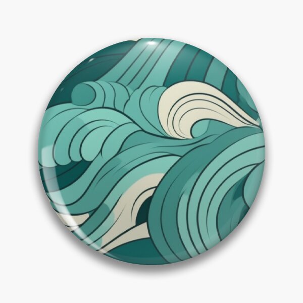 Artikelvorschau, Strand-Wellen-Muster entworfen und verkauft von HandCraftedArt.