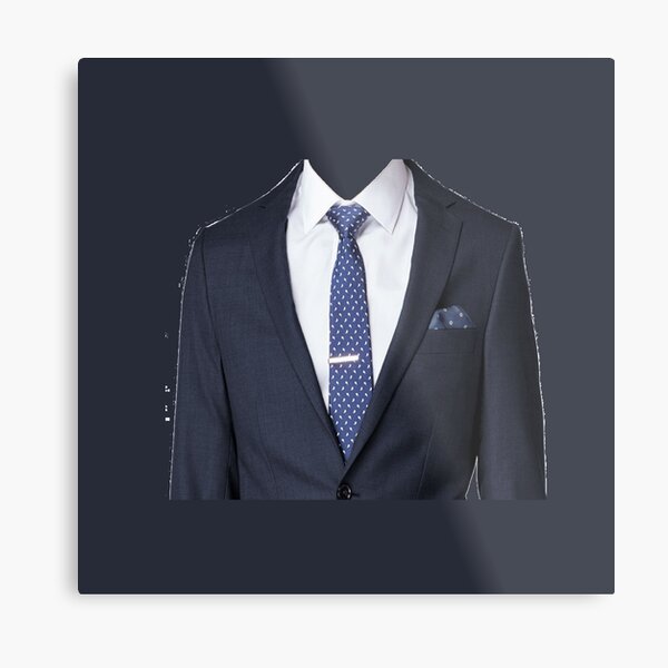 Wedding coat suit for groom Metal Print