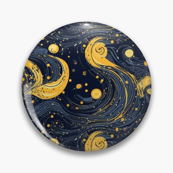 Item preview, Starry Night Inspired: Vincent Van Gogh Masterpiece Pattern designed and sold by PaintLabs.