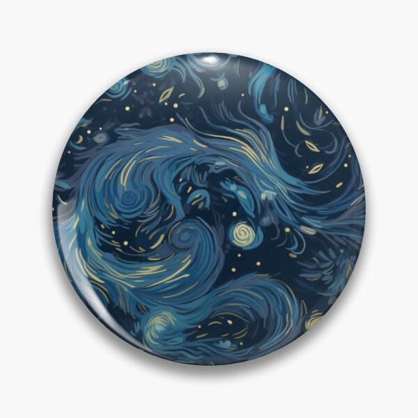 Item preview, Starry Night Inspired: Vincent Van Gogh Masterpiece Pattern designed and sold by PaintLabs.