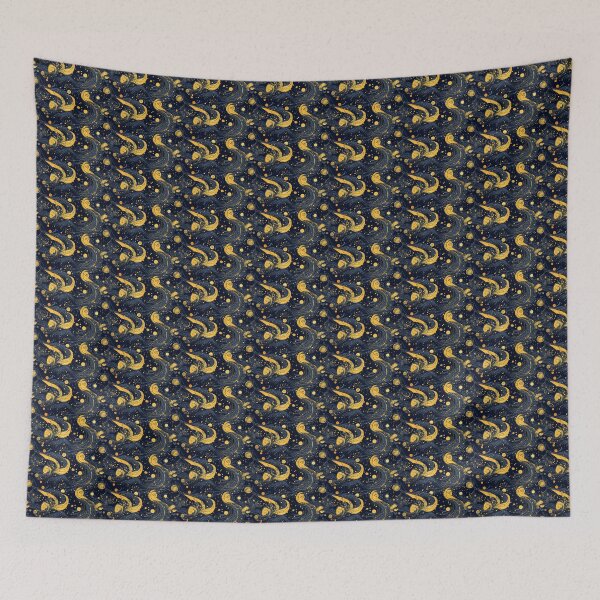 Item preview, Starry Night Inspired: Vincent Van Gogh Masterpiece Pattern designed and sold by PaintLabs.