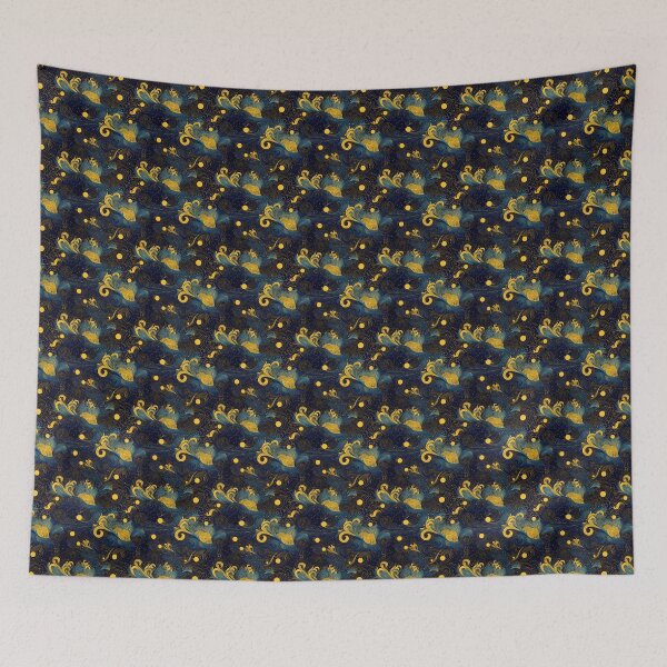 Item preview, Starry Night Inspired: Vincent Van Gogh Masterpiece Pattern designed and sold by PaintLabs.