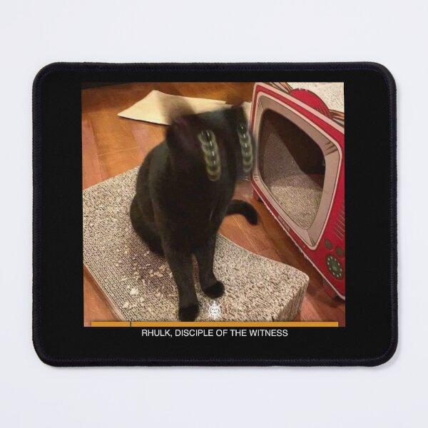 Item preview, Rhulk Disciple of Witness meme Cat designed and sold by Juame.