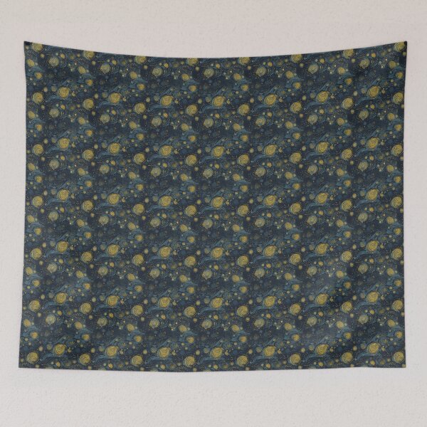 Item preview, Starry Night Inspired: Vincent Van Gogh Masterpiece Pattern designed and sold by PaintLabs.
