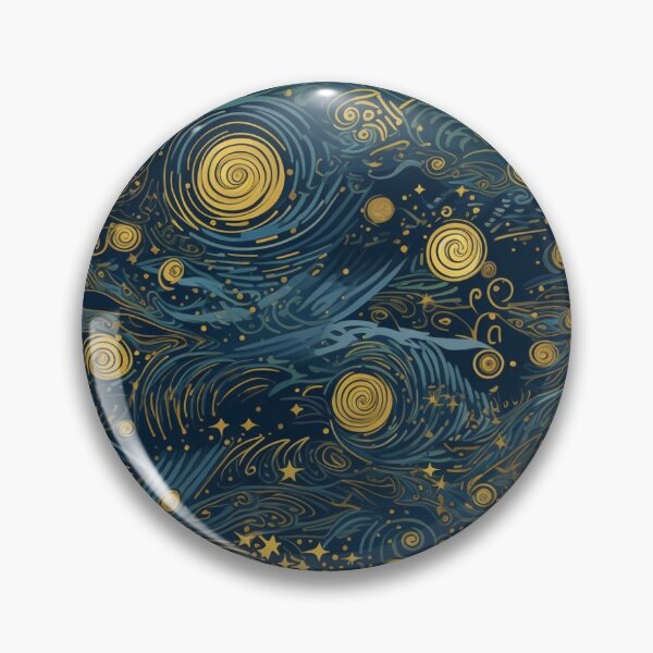 Item preview, Starry Night Inspired: Vincent Van Gogh Masterpiece Pattern designed and sold by PaintLabs.