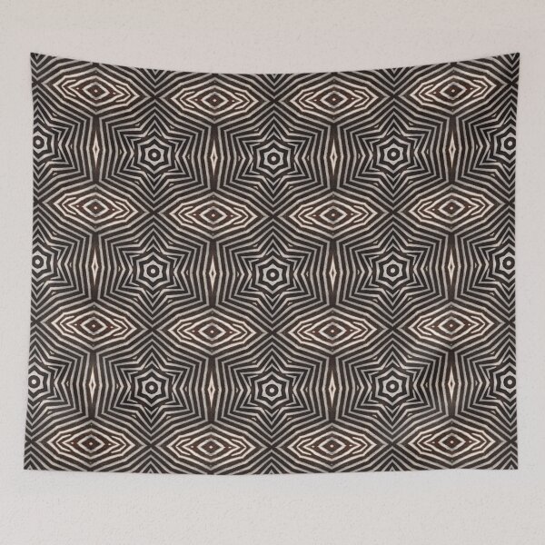 Item preview, Zebra Fur Texture Kaleidoscope Pattern 50 designed and sold by Swabcraft.