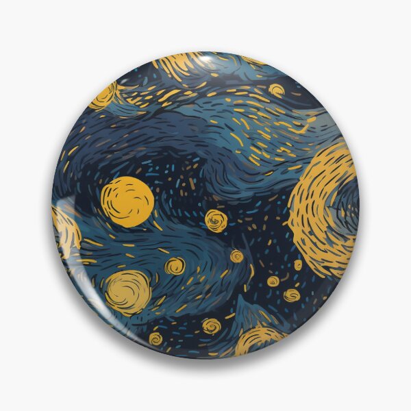 Item preview, Starry Night Inspired: Vincent Van Gogh Masterpiece Pattern designed and sold by PaintLabs.