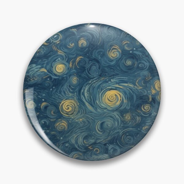 Item preview, Starry Night Inspired: Vincent Van Gogh Masterpiece Pattern designed and sold by PaintLabs.