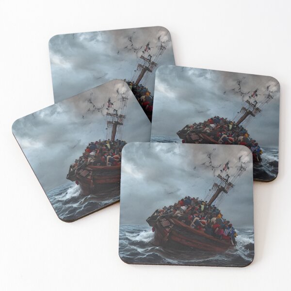 Item preview, The death boat designed and sold by AmandasFineArt.
